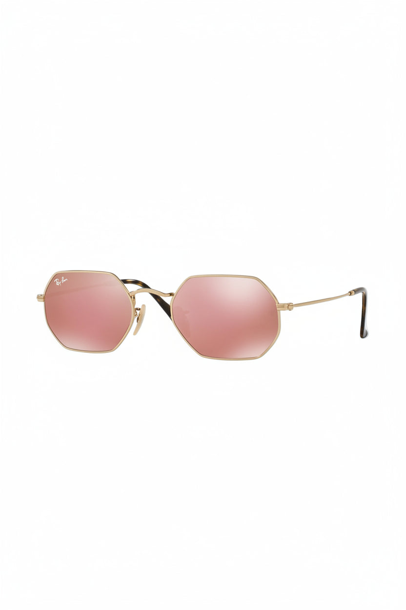 Lentes Octagonal Mirror Pink -7032