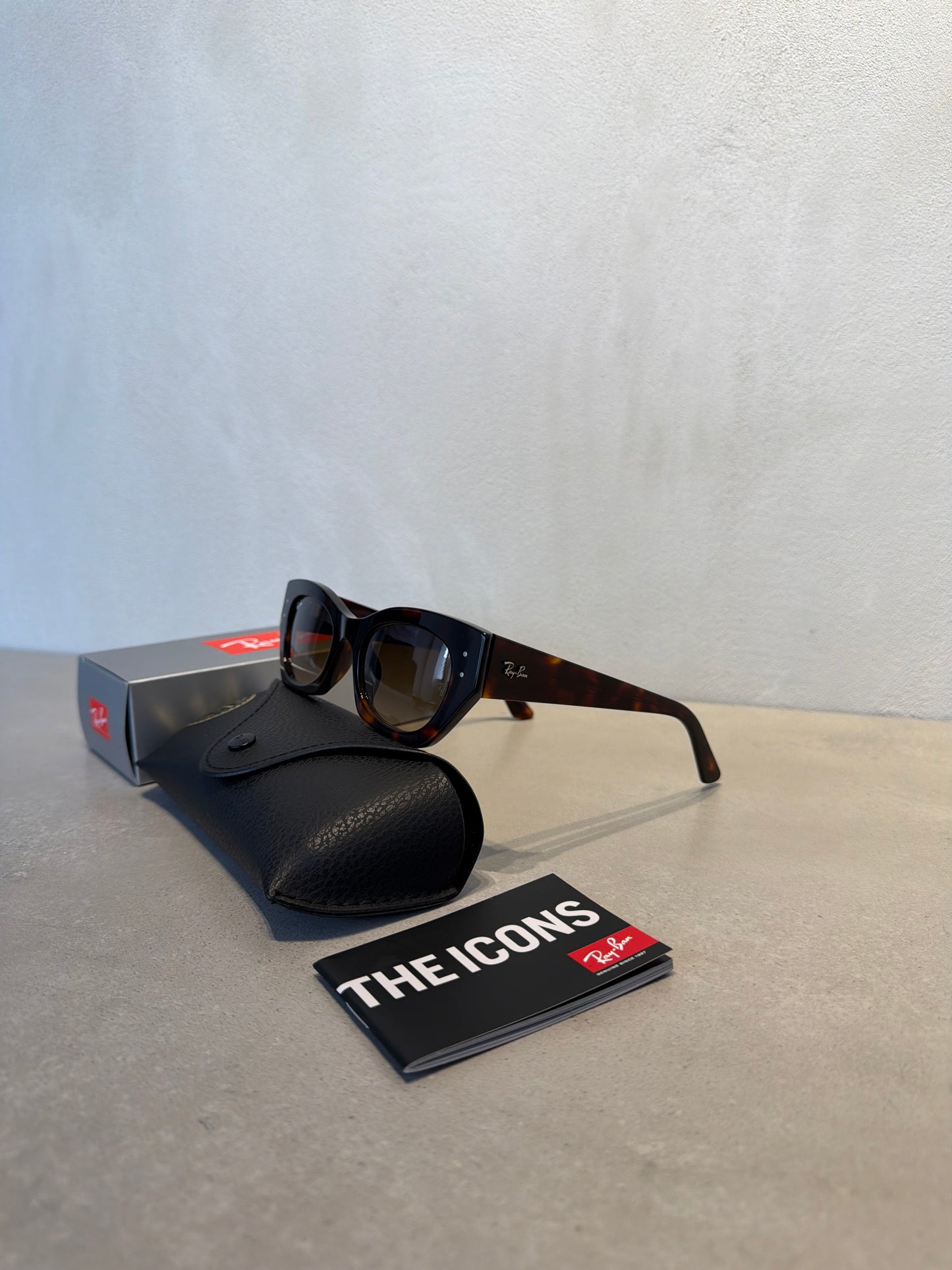 RAYBAN ZENA BIO-BASED Brown Polished Havana - 7164