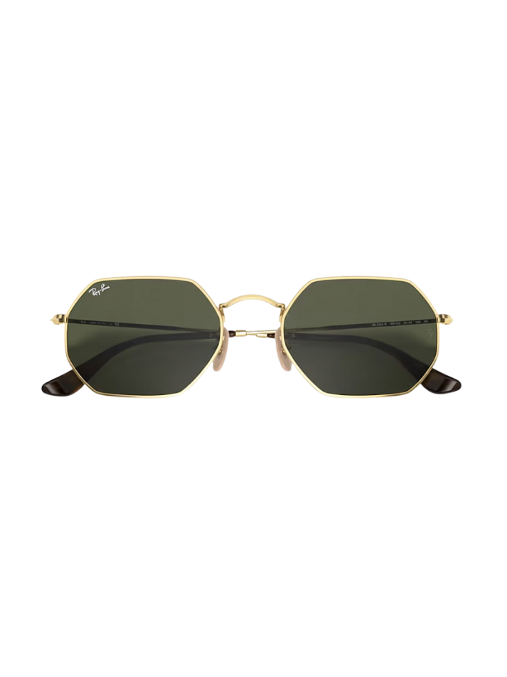 Lentes Octagonal Arista Green -7029
