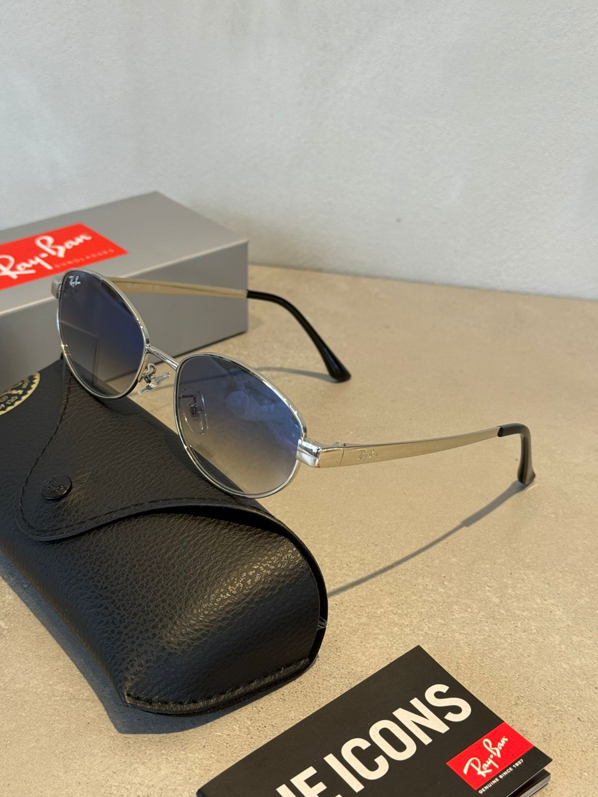 Lentes RB 3774D grey gradient Blue 7181
