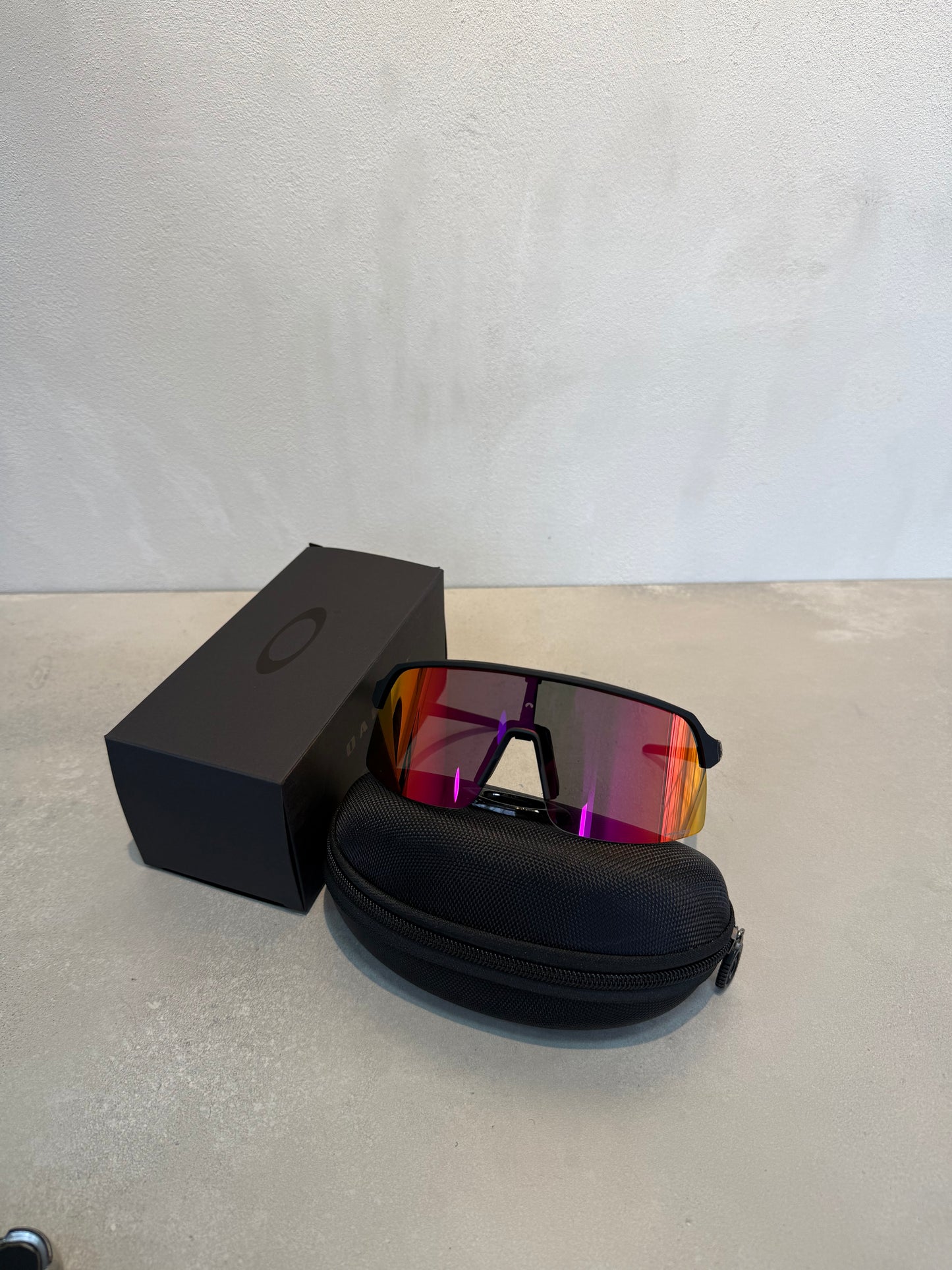 Lentes OAK negros cuadrados 7199