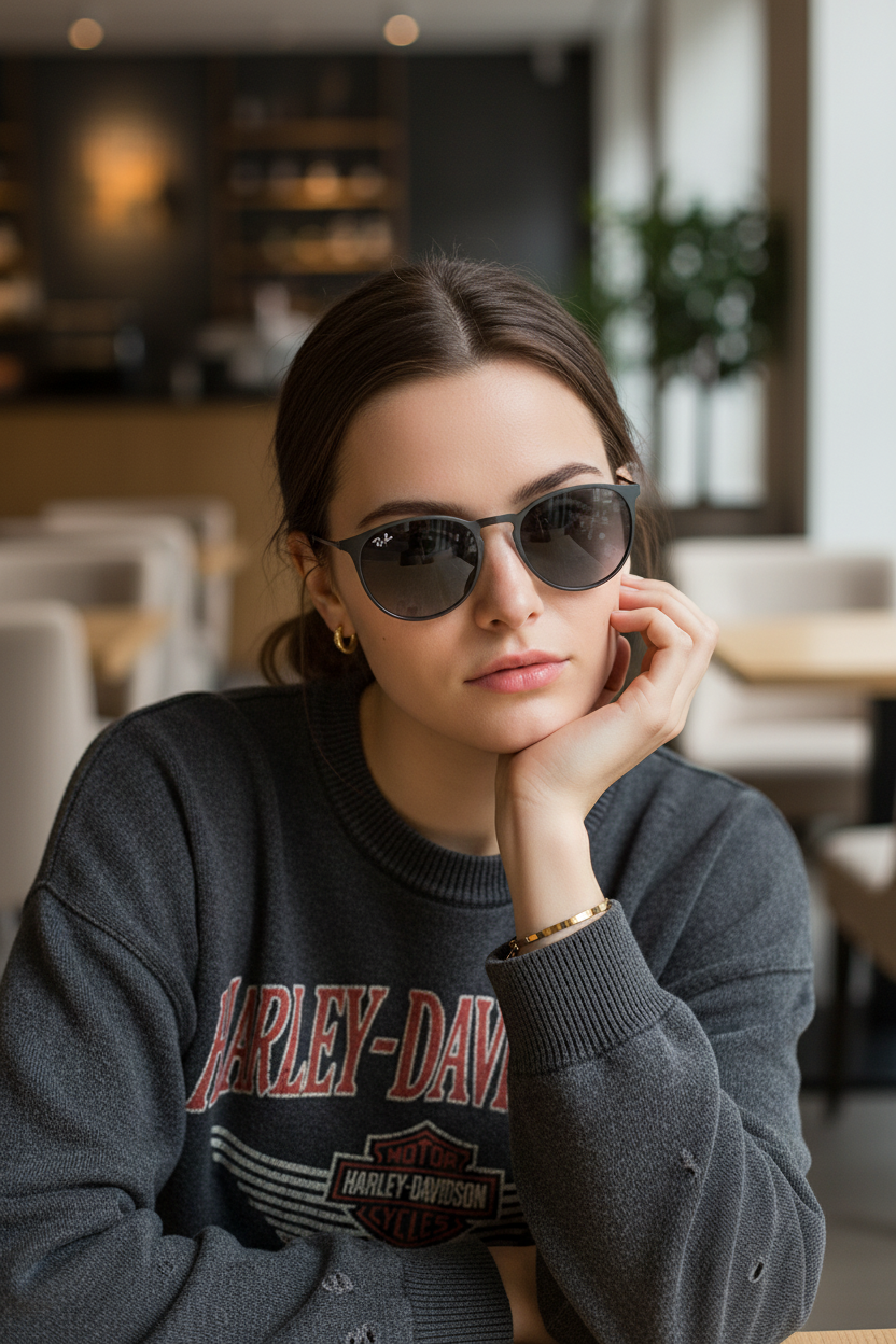RAYBAN Ericka Metal Gradient Grey -7014