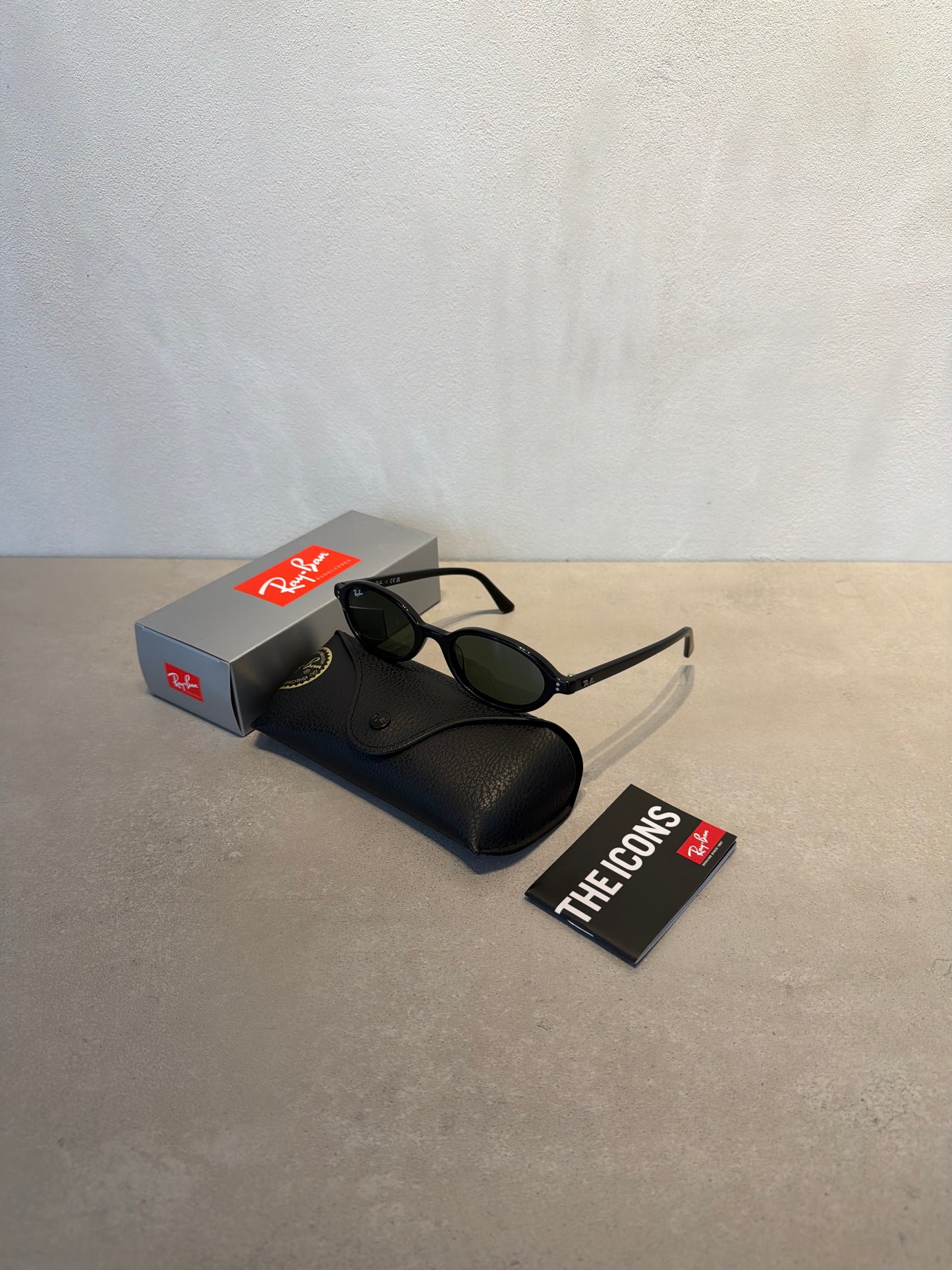 RAYBAN KHAL BIO-BASED Dark Grey Polished Black 7163