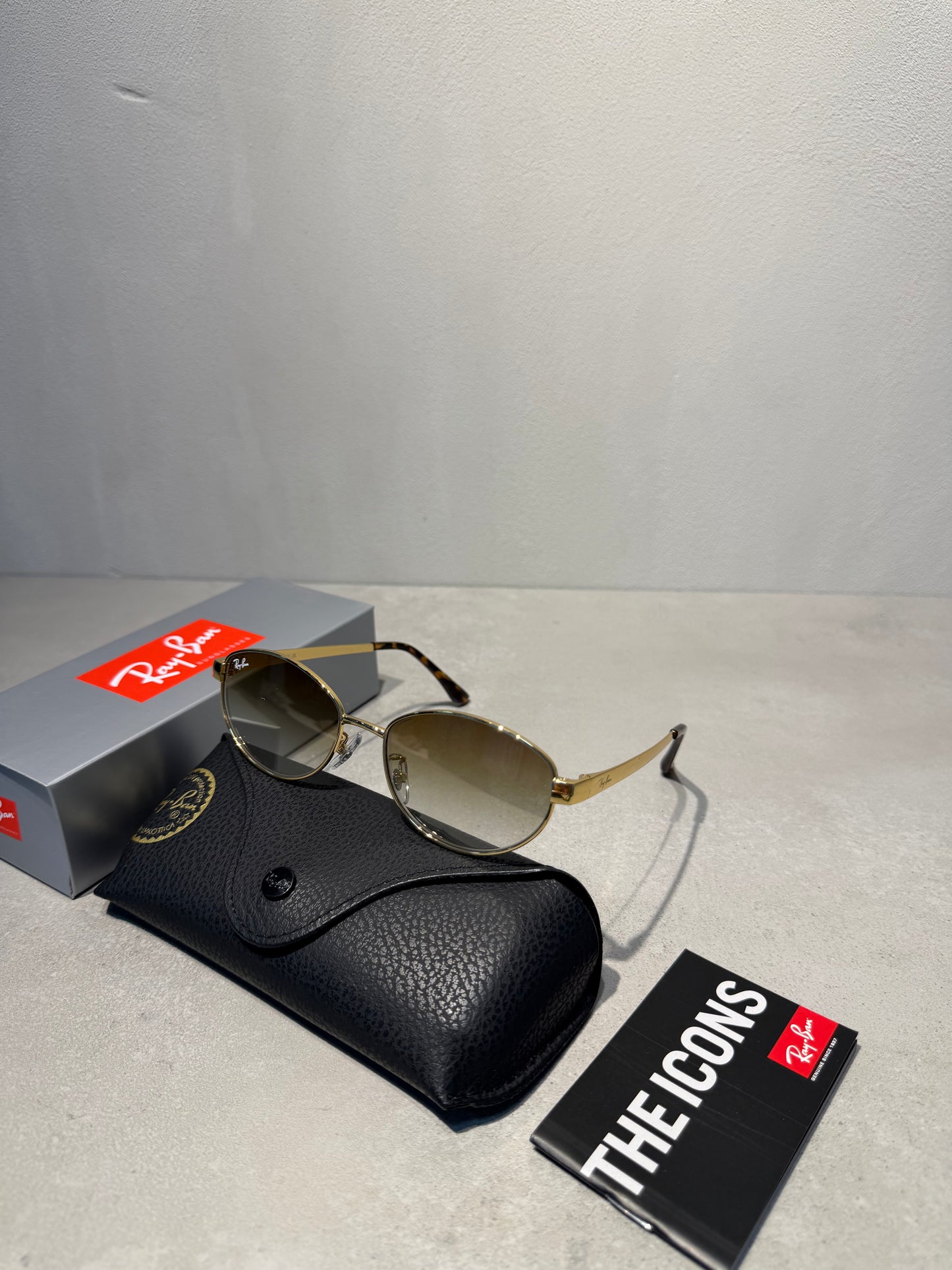 RAYBAN RB3774D gradient brown - 7174