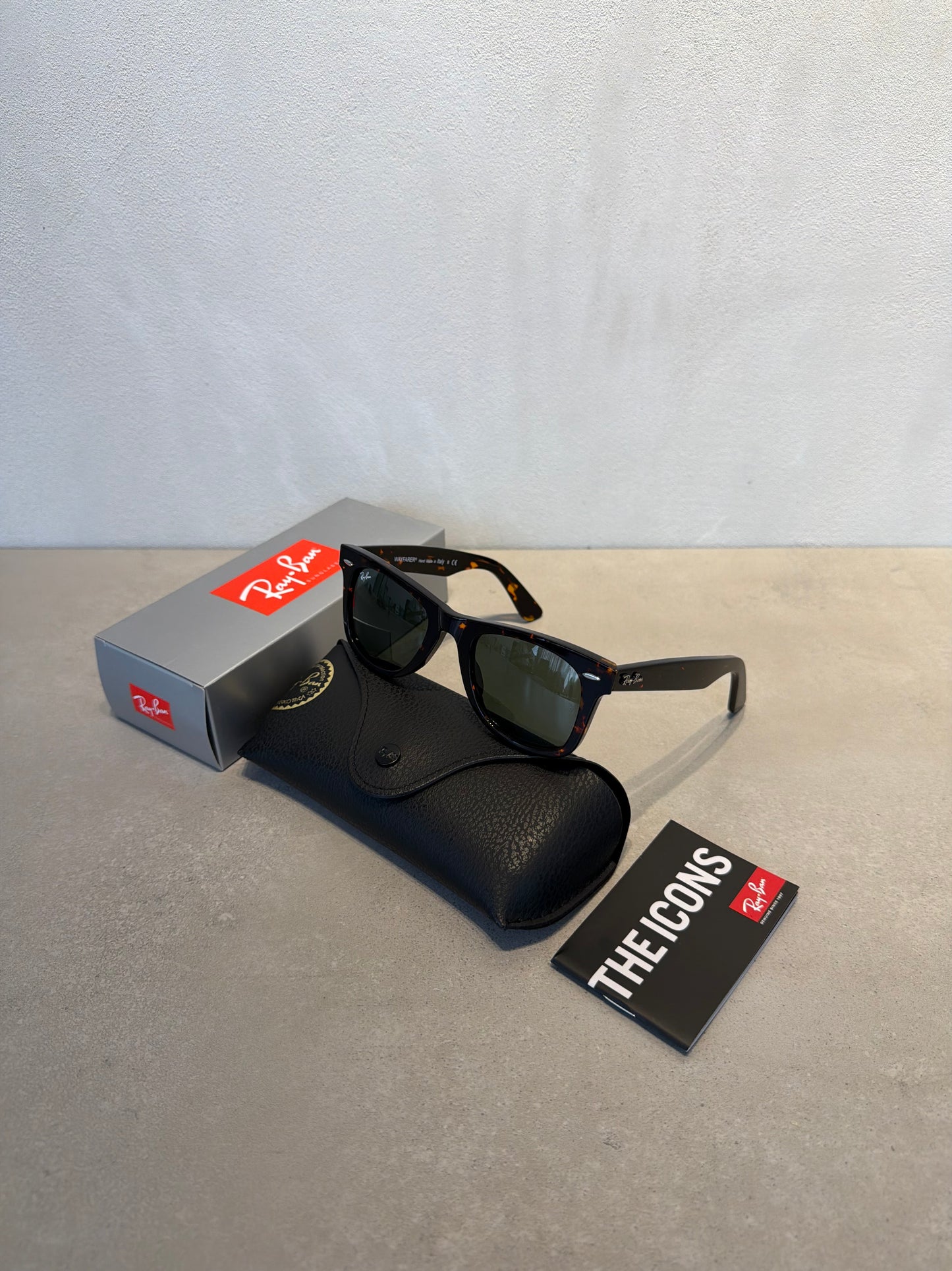 RAYBAN Wayfarer Tortoise Polarized Green -7044