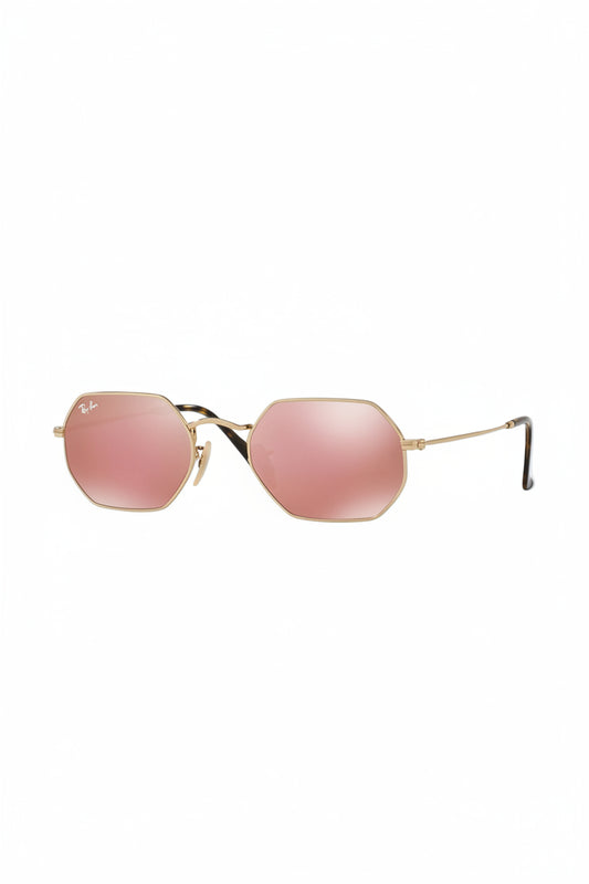 Lentes Octagonal Mirror Pink -7032