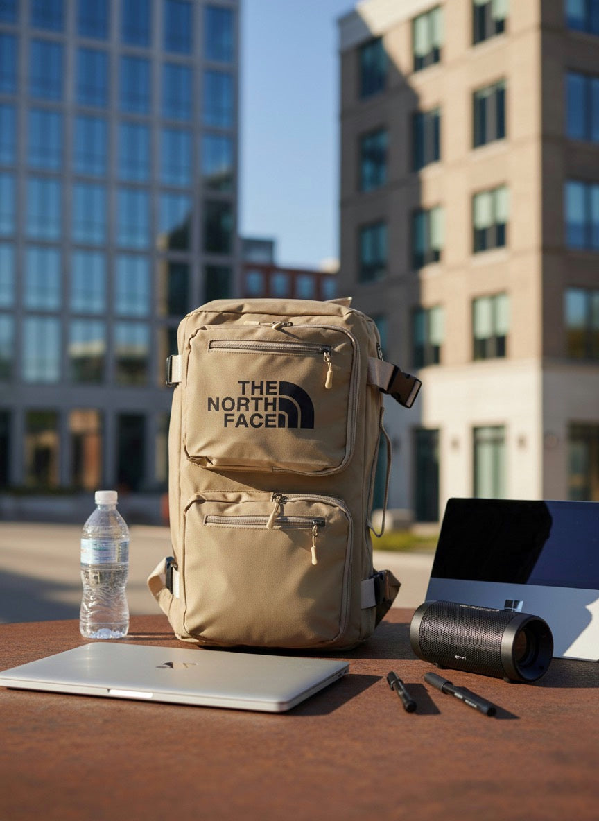Bolso North Face Khaki Maleta -7170