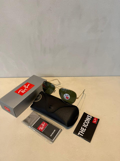 RAYBAN Aviador Green Gold Polarized -7005