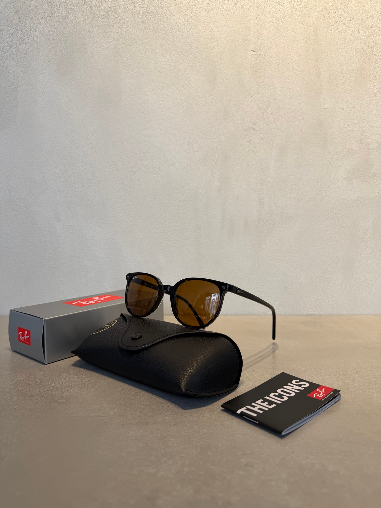 RAYBAN ELLIOT Brown Polished Havana - 7157