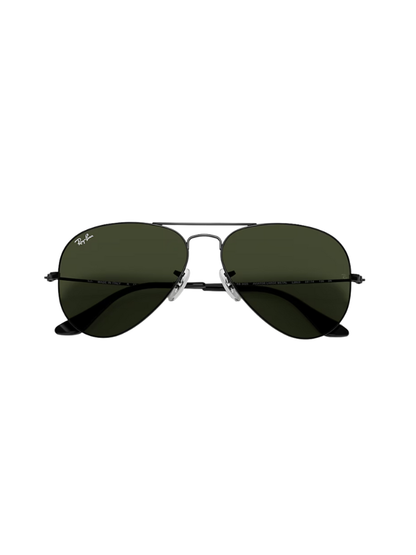 RAYBAN Aviador Black Green 7004