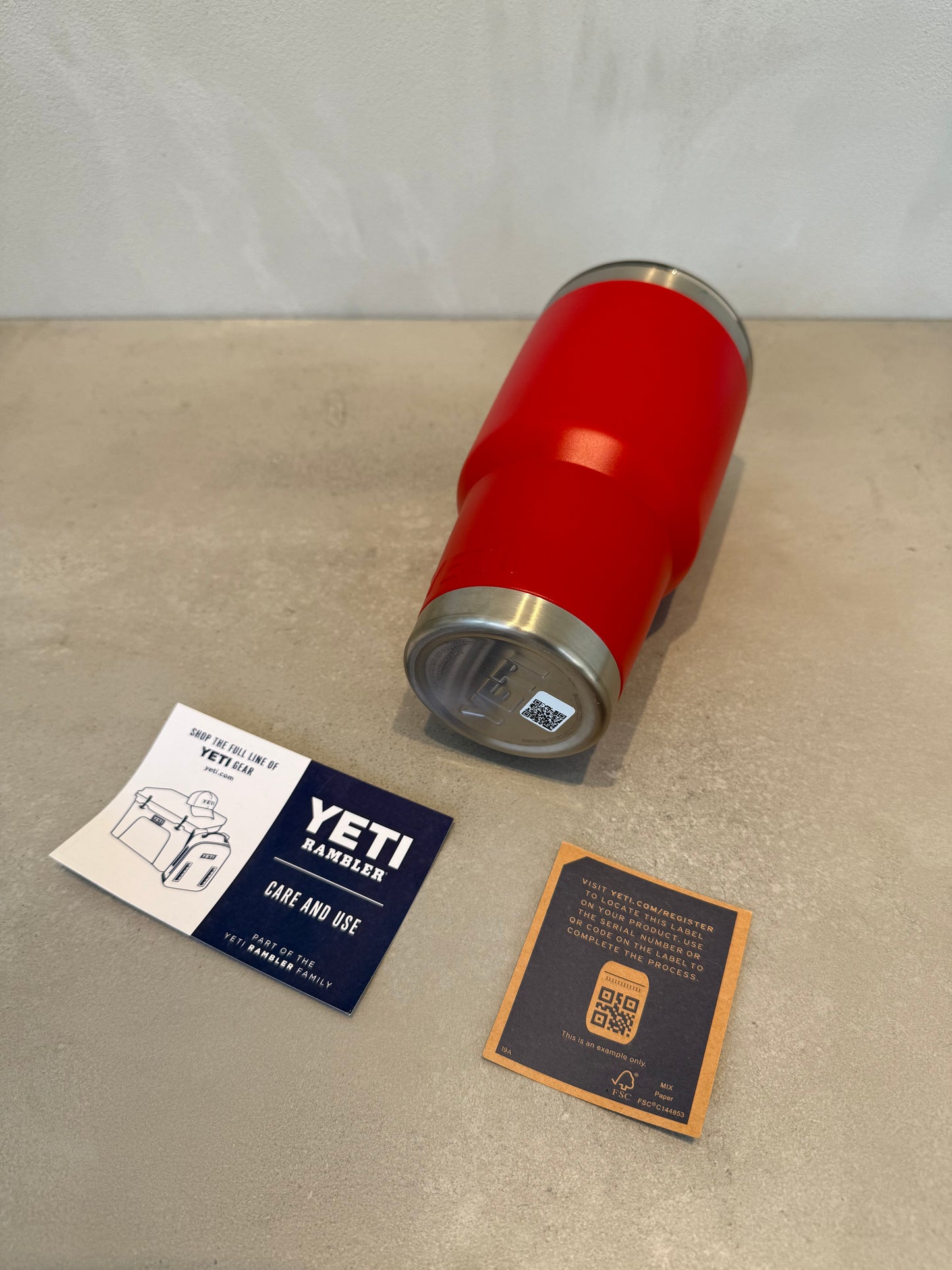 Vaso YETI tumbler de 30 onzas - Rojo -7118