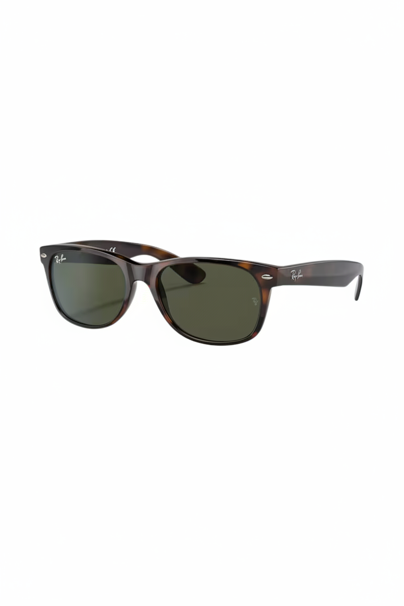 RAYBAN New Wayfarer Tortoise Polarized Green -7027