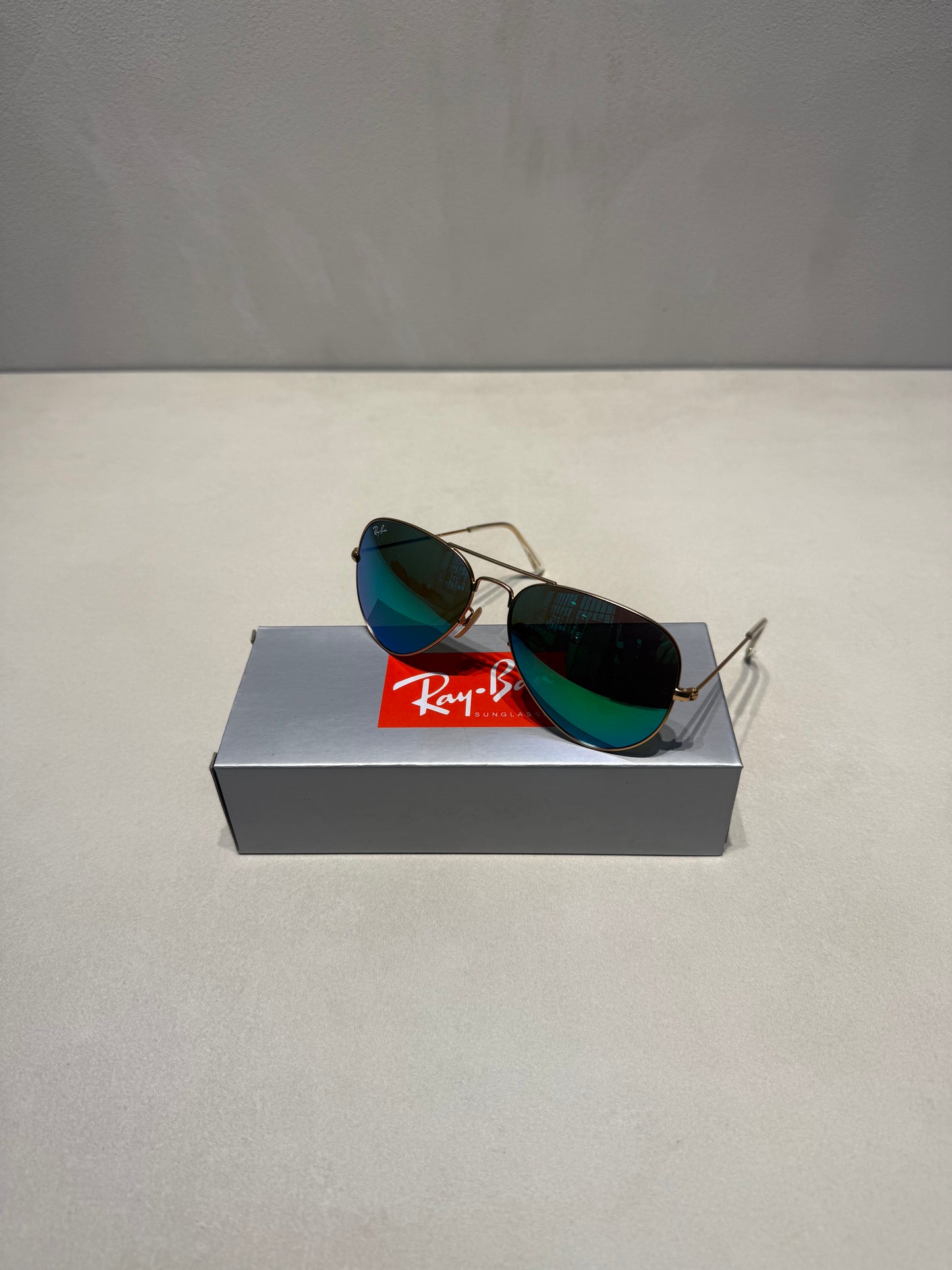 RAYBAN Aviador Mirror Green -7006
