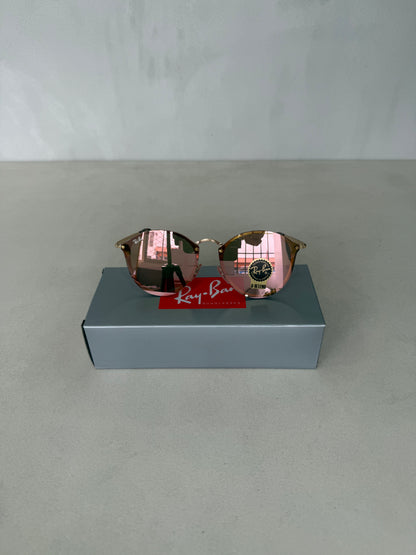 RAYBAN Round Blaze Mirror Pink -7038