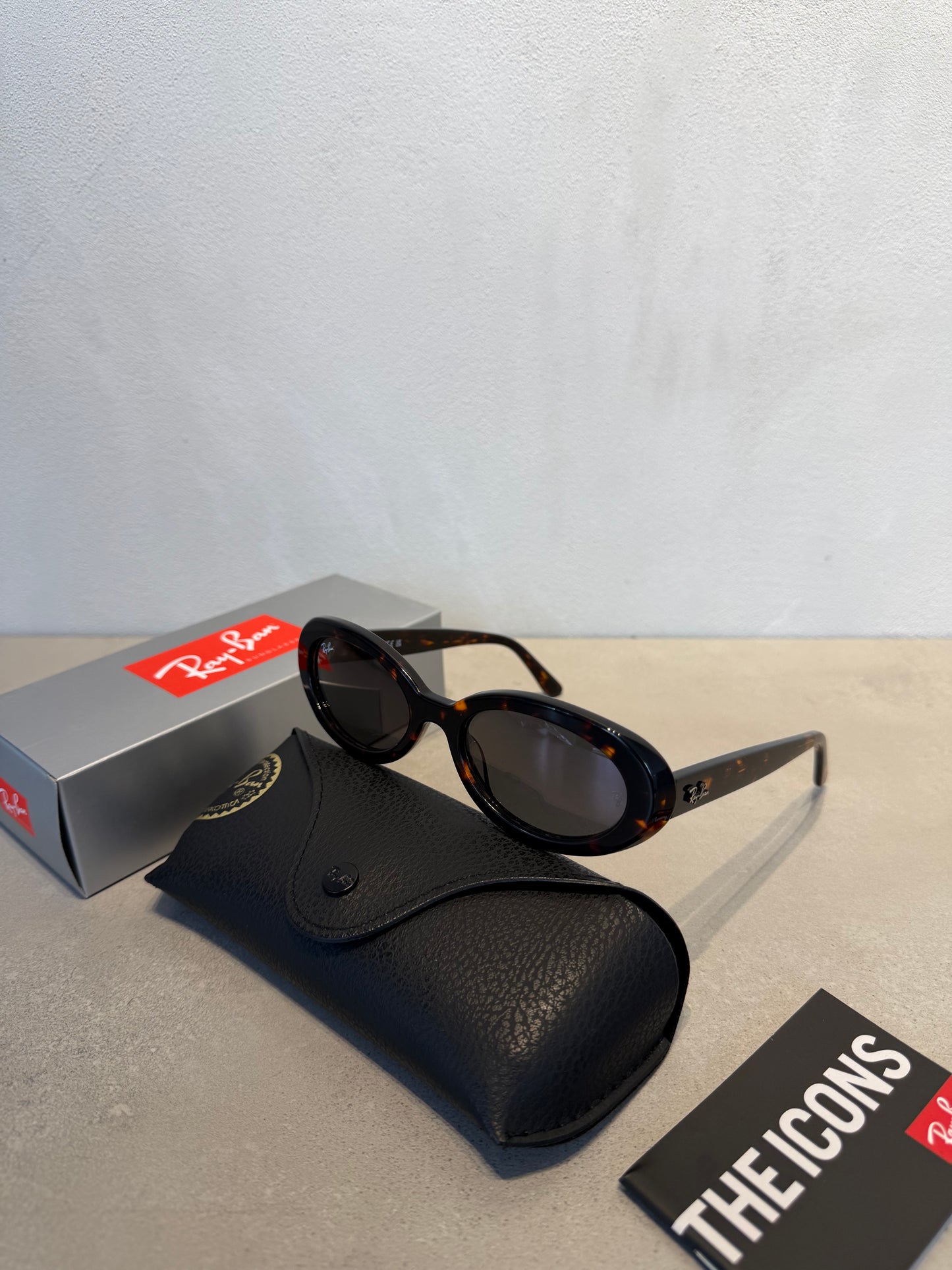 RAYBAN  Dark Grey Polished Havana - 7159