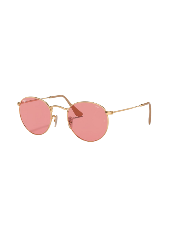 RAYBAN Round Metal Mirror Pink -7042