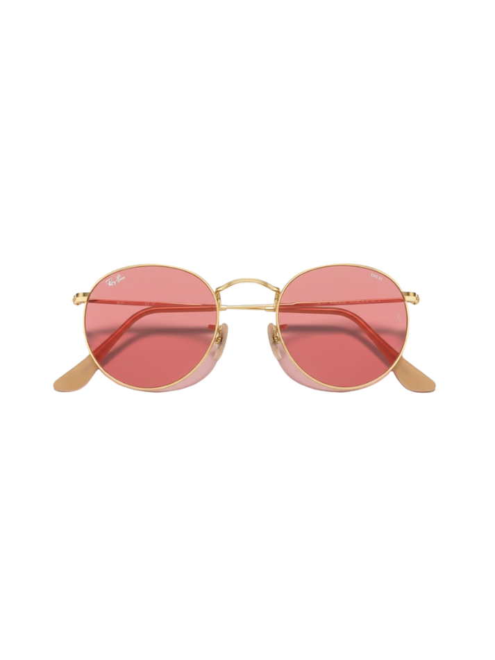 RAYBAN Round Metal Mirror Pink -7042