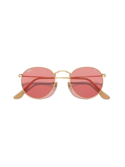 RAYBAN Round Metal Mirror Pink -7042