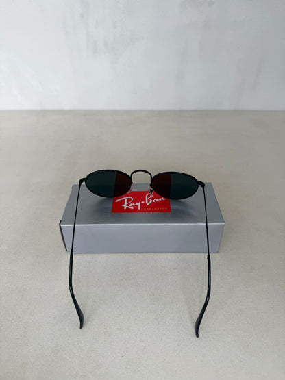 RAYBAN Round Metal Black Grey -7041