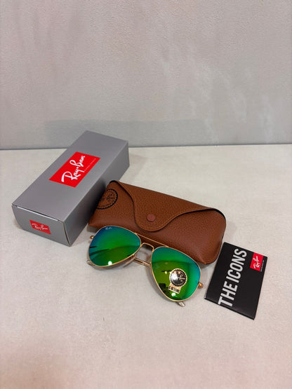 RAYBAN Aviador Mirror Green -7006
