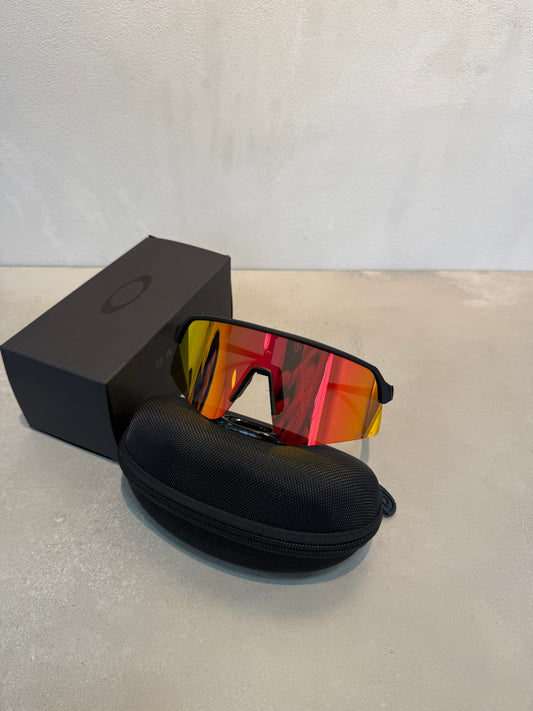 Lentes OAK negro y naranja 7196