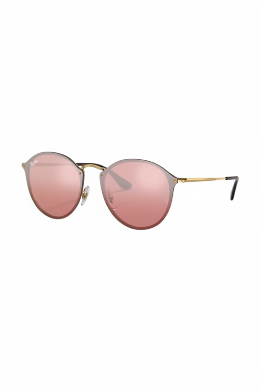 RAYBAN Round Blaze Mirror Pink -7038
