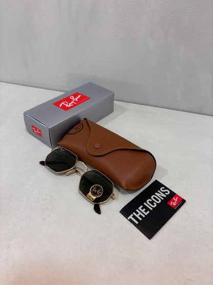 RAYBAN Octagonal Arista Green -7029
