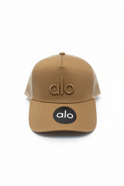 Gorra alo DUPE - Café y Beige - 7135