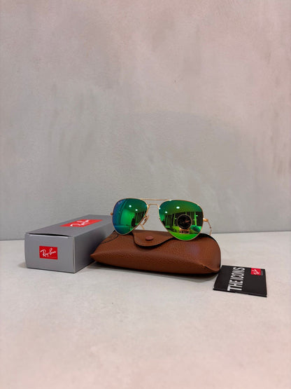 RAYBAN Aviador Mirror Green -7006