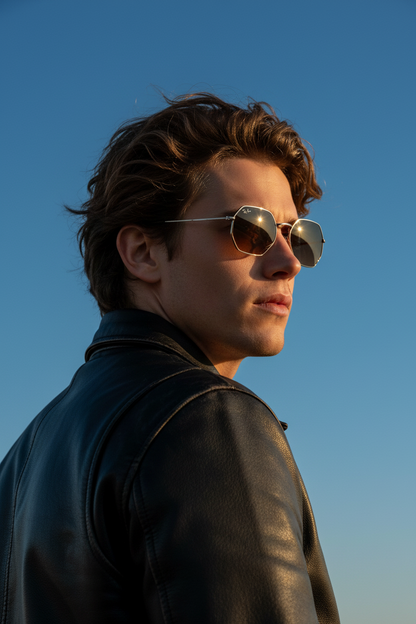 RAYBAN Octagonal Arista Brown -7028