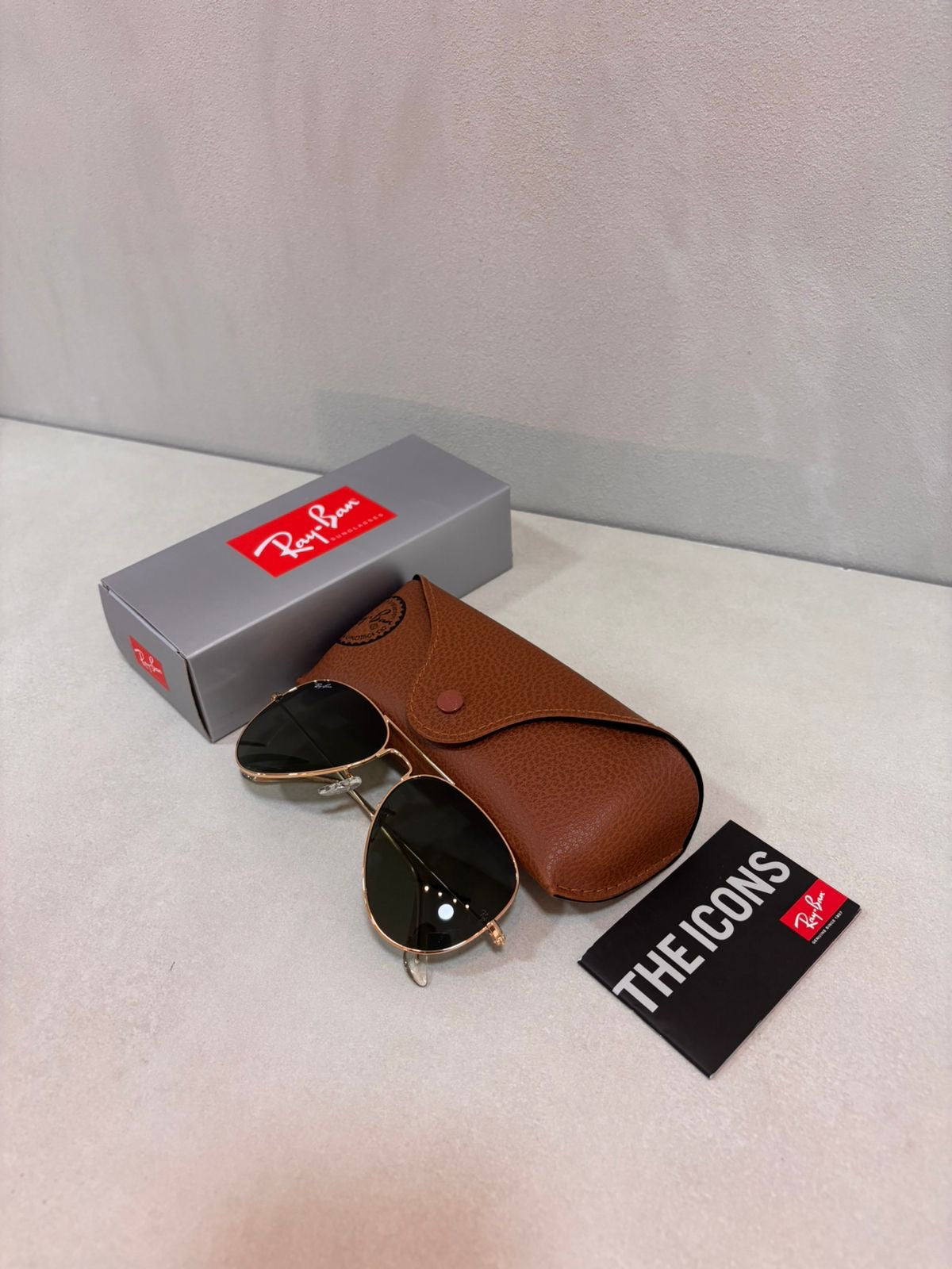 RAYBAN Aviador Arista Green -7003