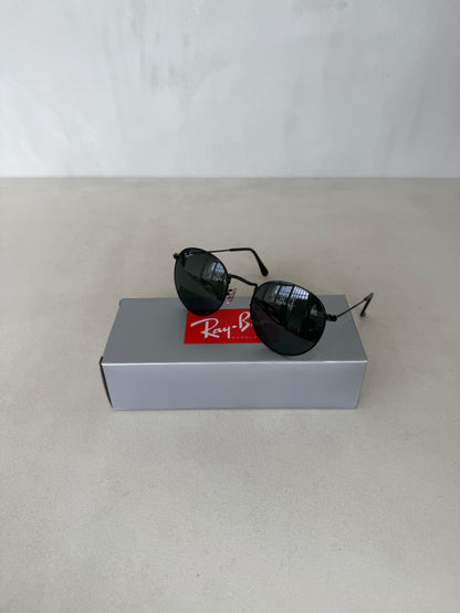 RAYBAN Round Metal Black Grey -7041