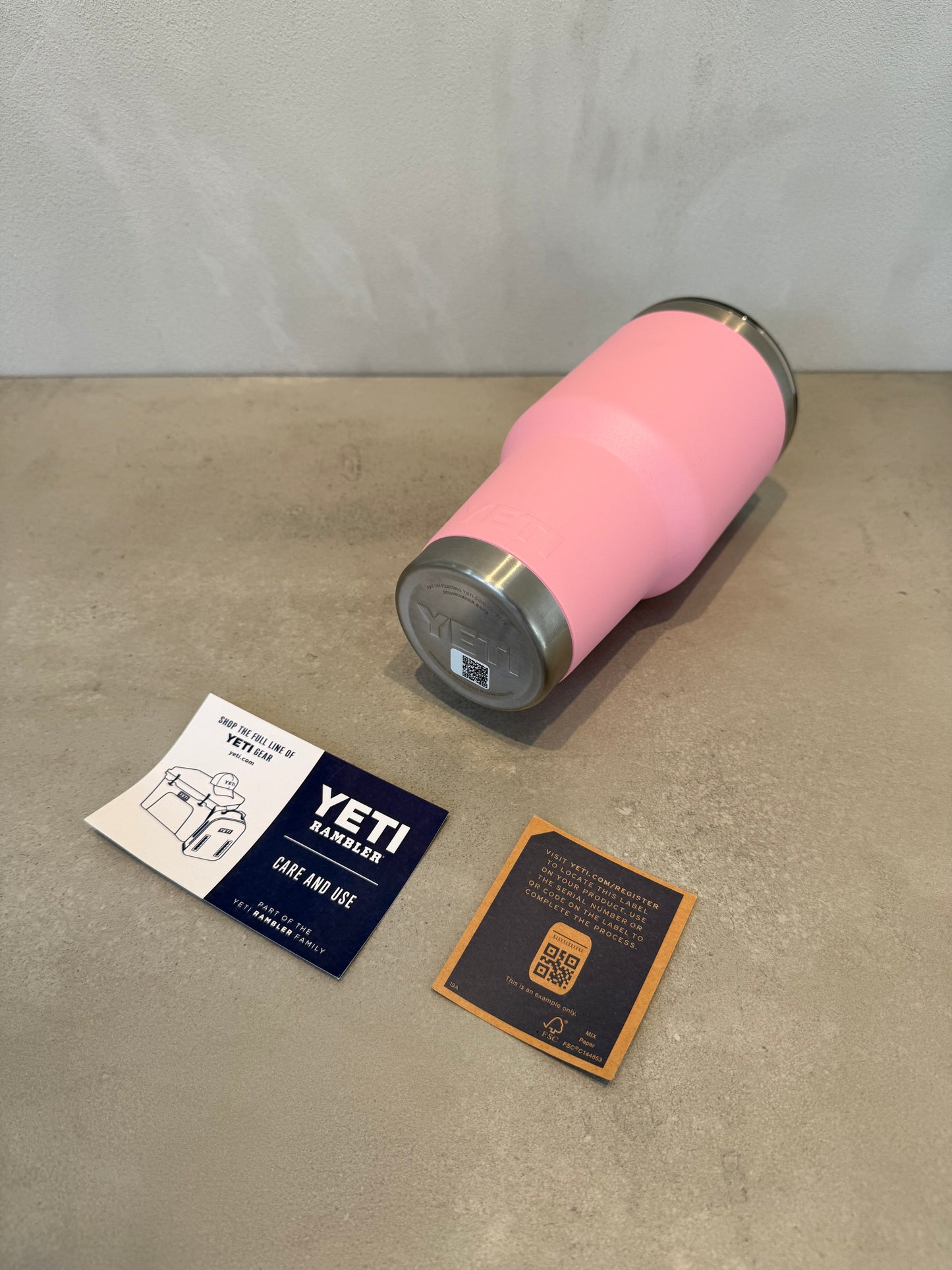 Vaso YETI tumbler de 30 onzas -  Rosado -7055