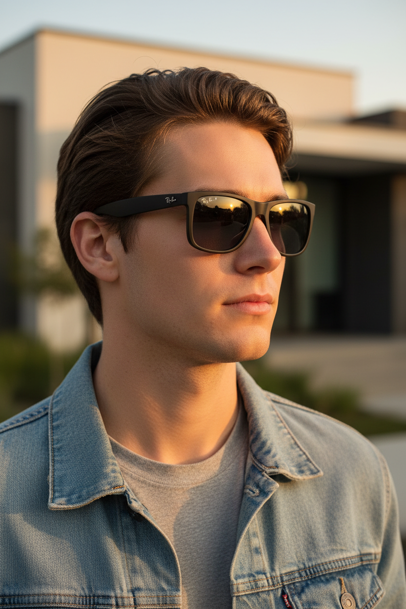 RAYBAN JUSTIN POLARIZED - 7150