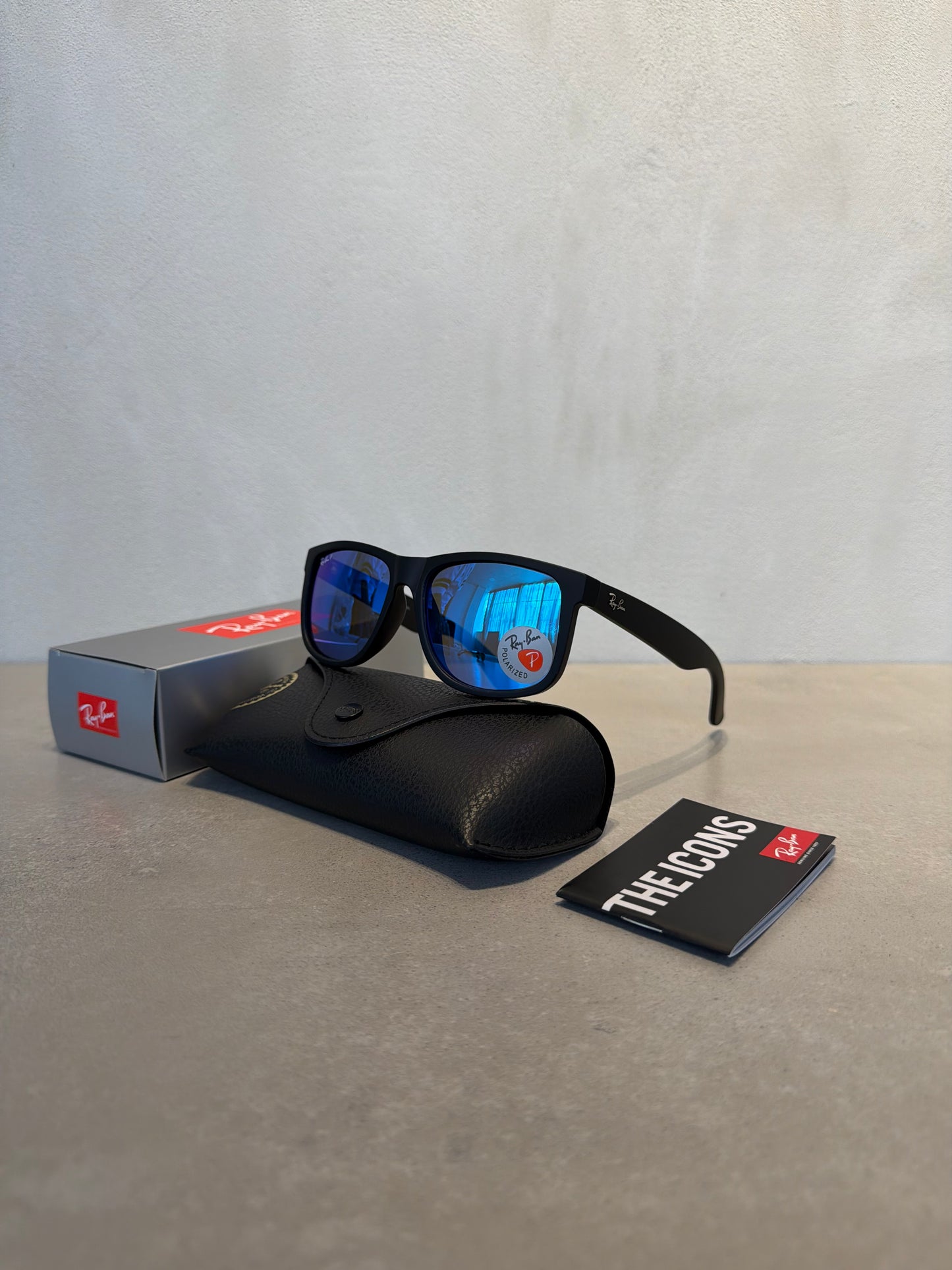 RAYBAN JUSTIN BLUE POLARIZED -
