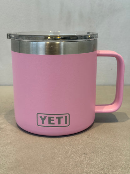 YETI rambler MUG de 14 onzas para Café - Rosado -7087