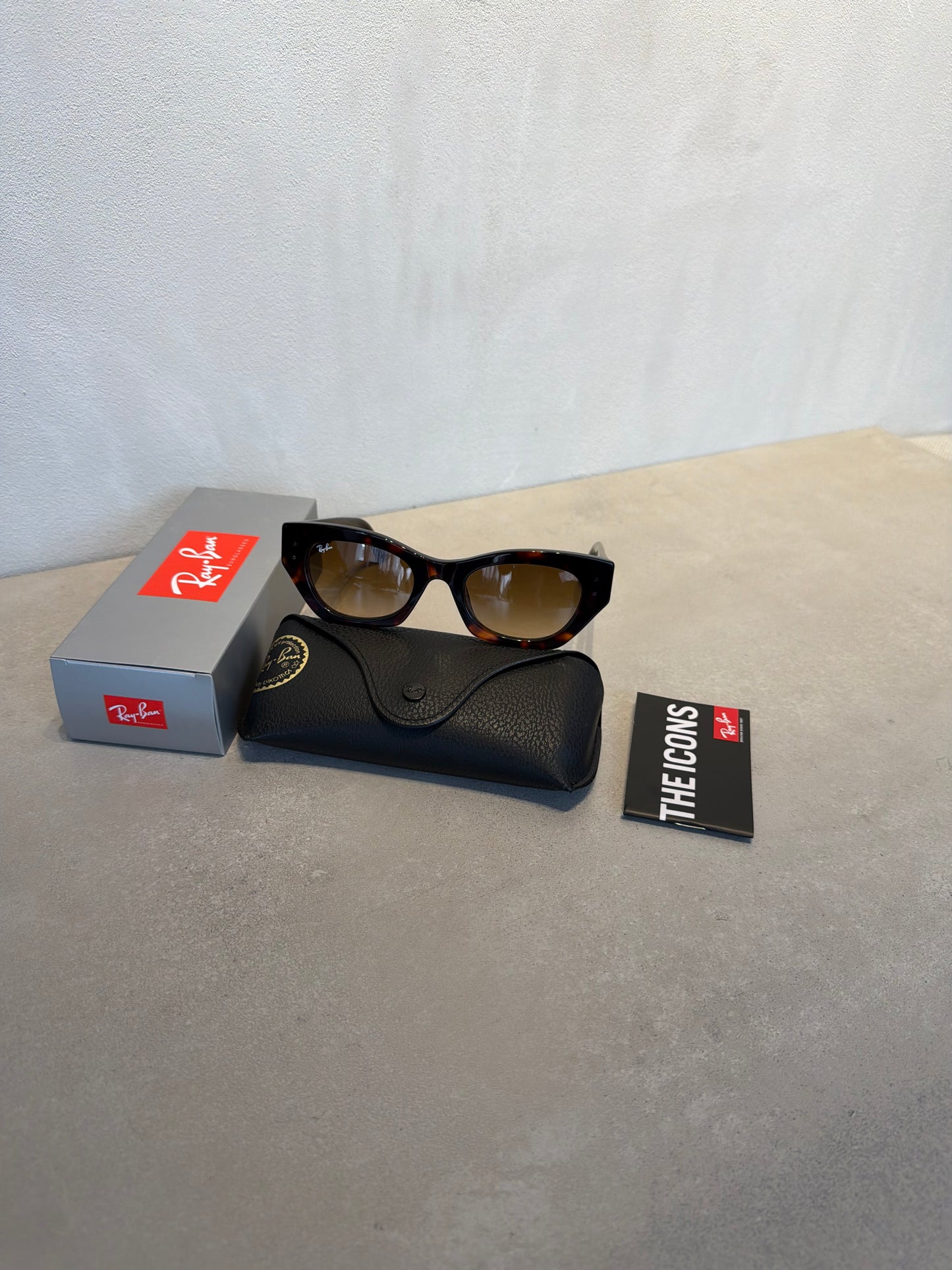 RAYBAN ZENA BIO-BASED Brown Polished Havana - 7164