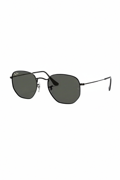 RAYBAN Hexagonal Black G-15 Green -7019