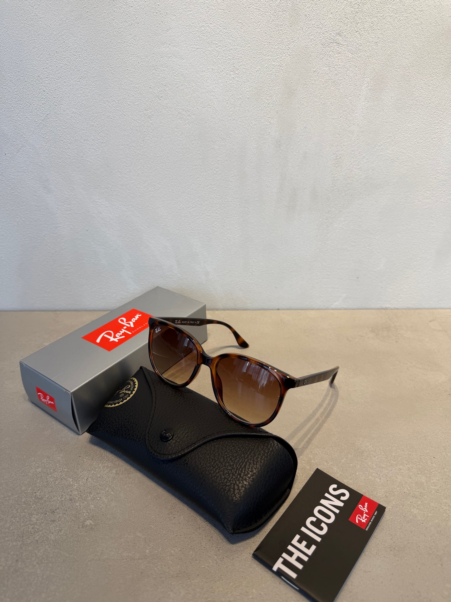 RAYBAN RB4378 Gradient Brown Polished Havana 7162