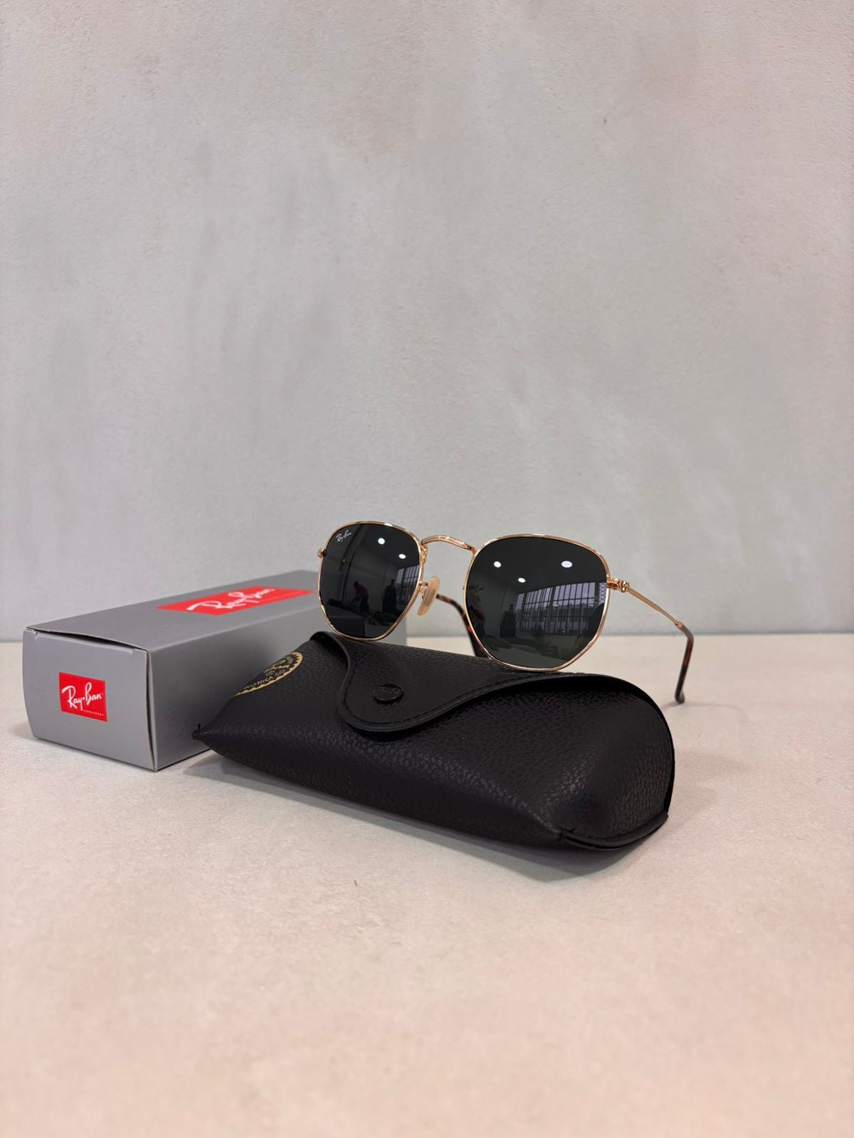 RAYBAN Hexagonal Arista Green -7018