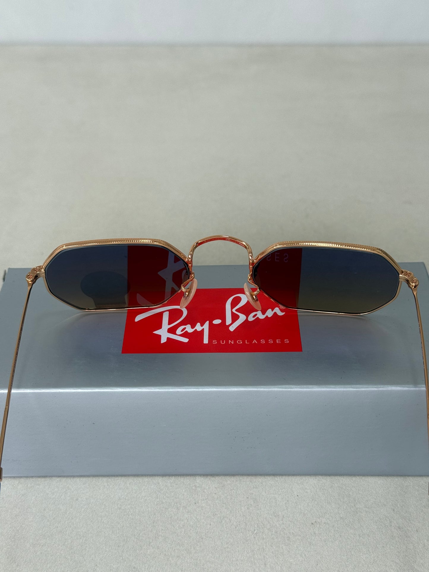 RAYBAN Octagonal Gradient Brown -7030