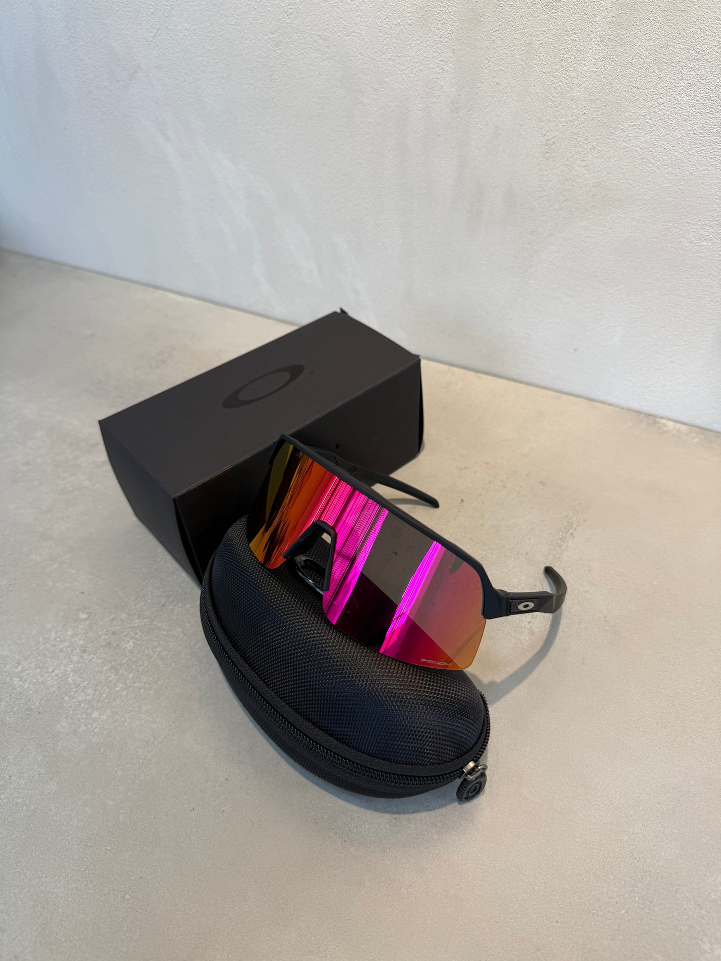 Lentes OAK negros cuadrados 7199
