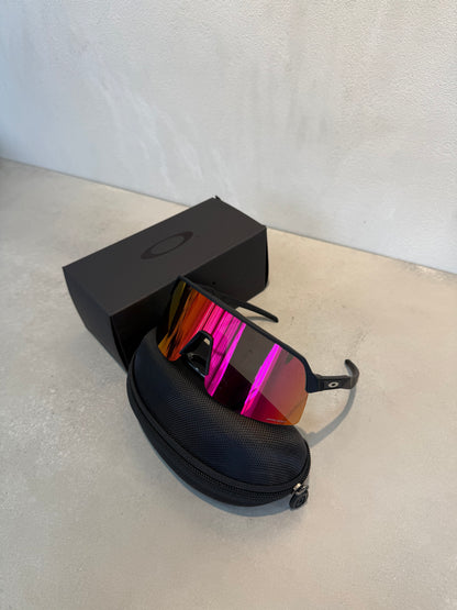 Lentes OAK negros cuadrados 7199