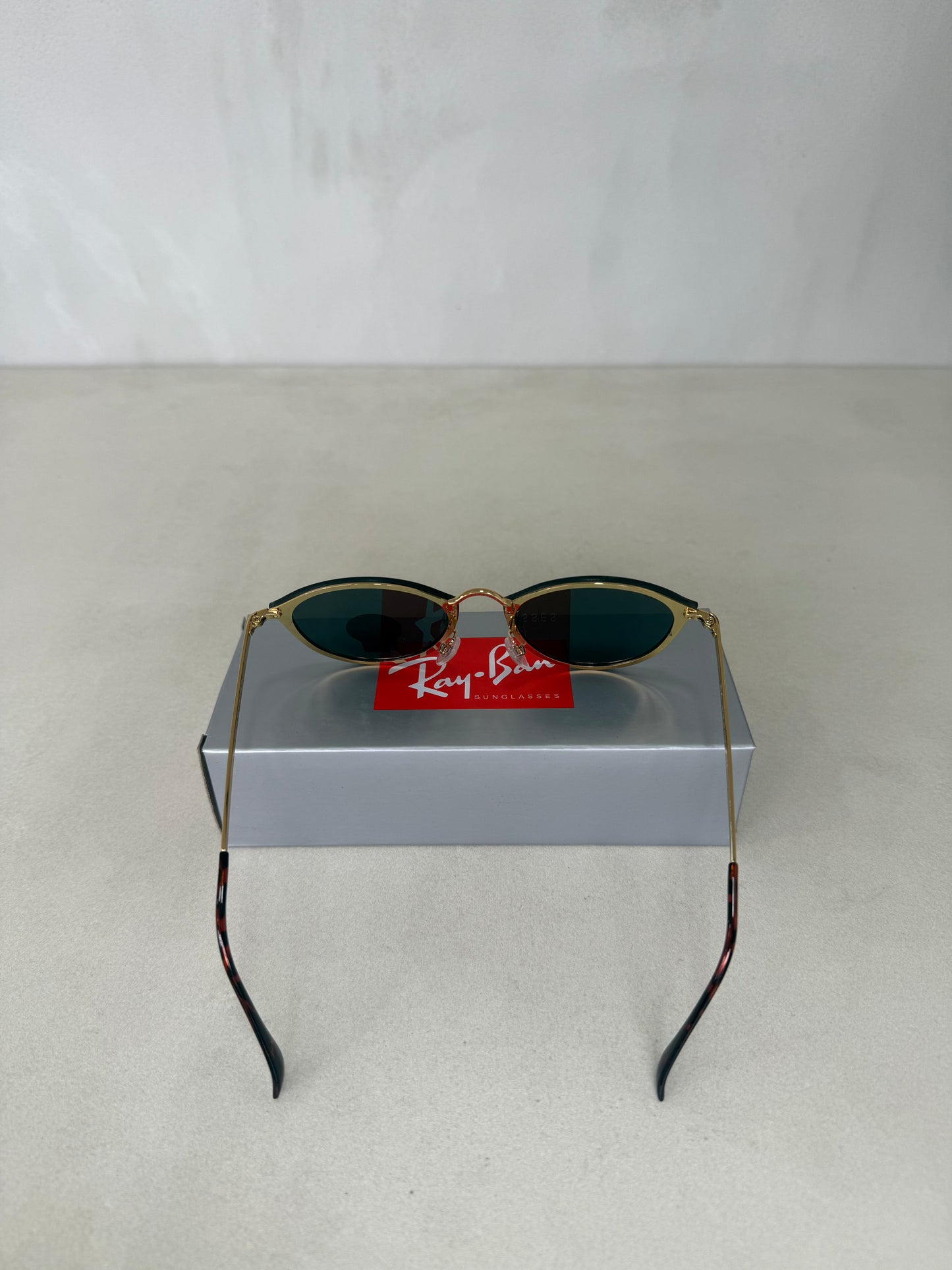RAYBAN Round Blaze Arista Green-7037