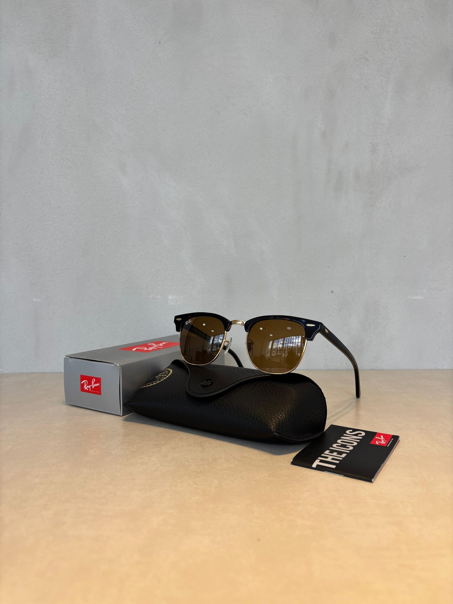 RAYBAN Club Master Tortoise Brown -7012