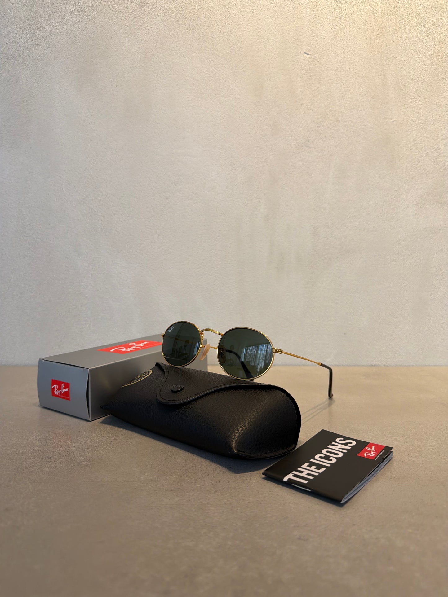 RAYBAN Oval Arista Green -7033