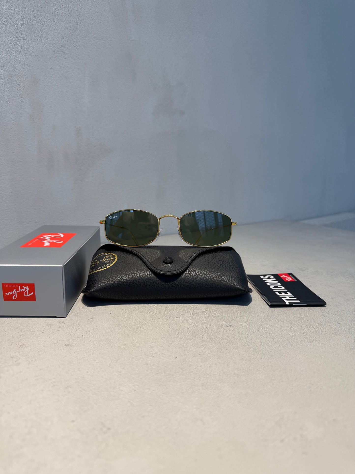 RAYBAN RB3832 GREEN ARISTA GOLD -7034