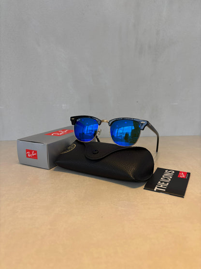 RAYBAN Club Master Mirror Blue -7010