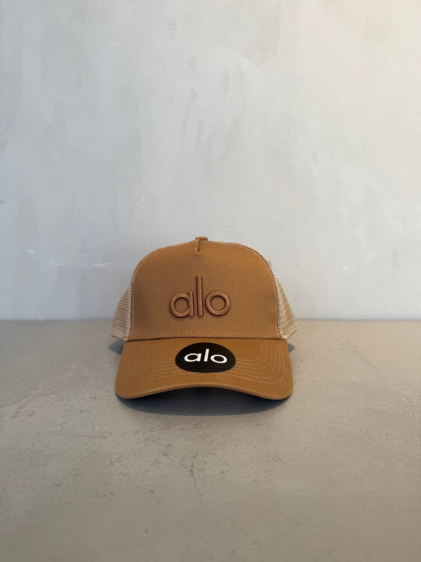Gorra alo DUPE - Café y Beige - 7135