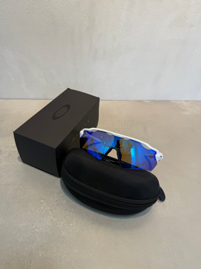 Lentes OAK blanco y azul 7193